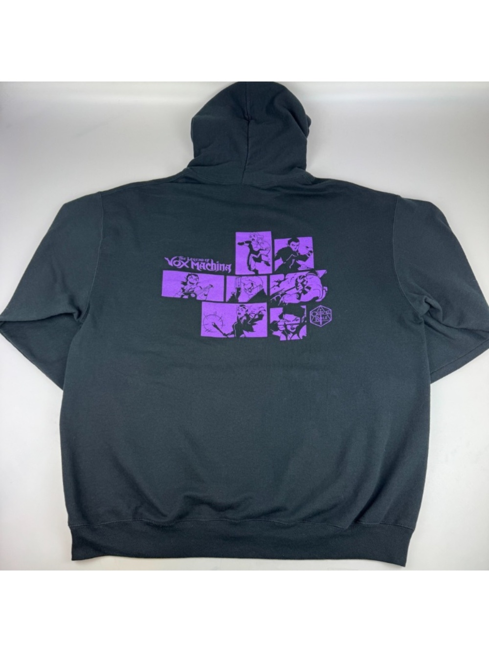 Critical Role Mens Size 2XL Legend of Vox Machina Hoodie Sweatshirt Black
